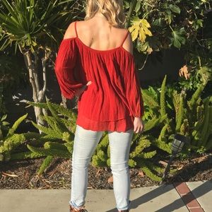 JPB Red Gauze Tunic